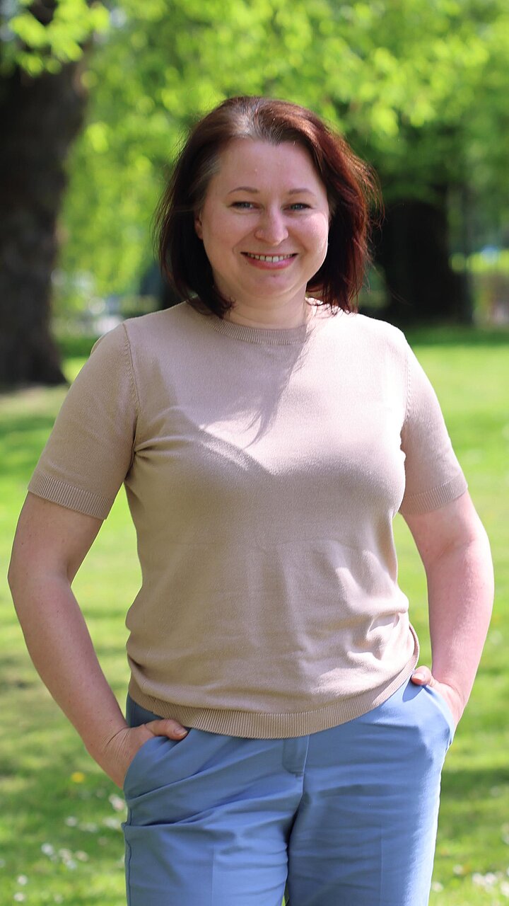 Zdjęcie przedstawia Katarzynę Hamerlę