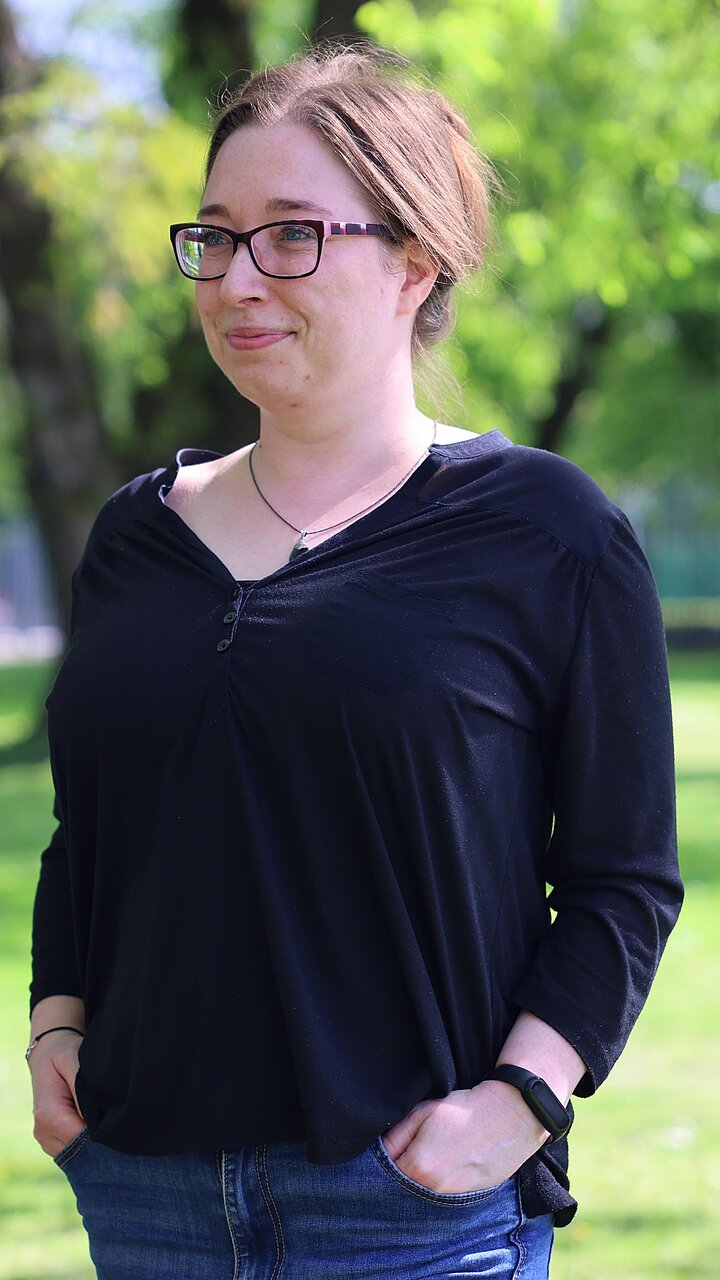 Zdjęcie przedstawia Elżbietę Grzyb